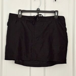 Merona Black Elastic Waist Skirt